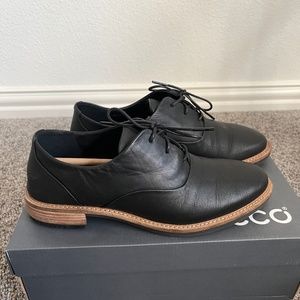 ECCO Sartorelle Tailored Tie Oxford Flat Shoe